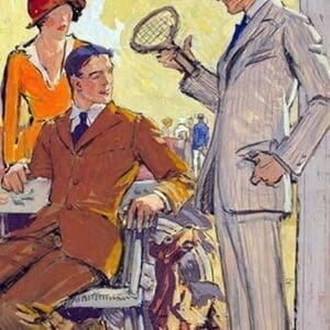 Tennis Challenge - Art Print