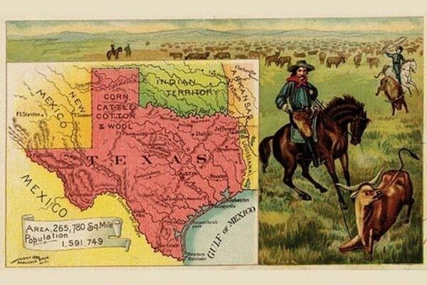 Texas by Arbuckle Brothers - Art Print