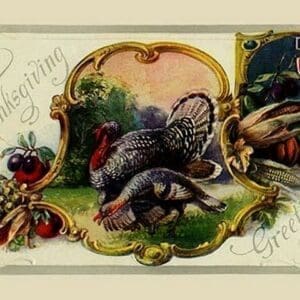 Thanksgiving Greetings - Art Print