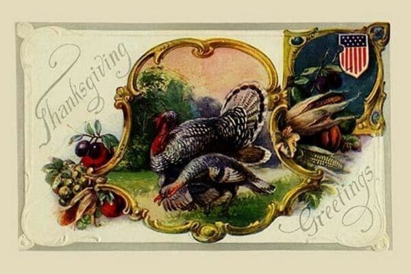 Thanksgiving Greetings - Art Print