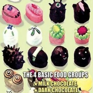 The 4 Basic Food Groups: Chocolate by Wilbur Pierce - Art Print