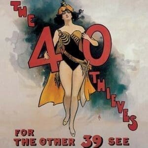 The 40 Thieves -- For the Other 39 See Children's Pantomime - Art Print