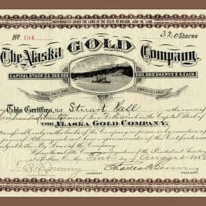 The Alaska Gold Company - Art Print