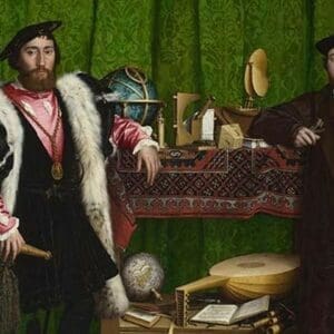 The Ambassadors by Hans Holbein the Younger - Art Print