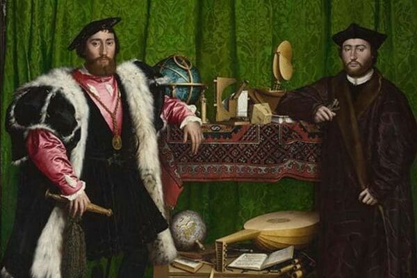 The Ambassadors by Hans Holbein the Younger - Art Print