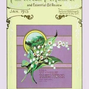 The American Perfumer and Essential Oil Review: Eden Lily of the Valley Talcum Powder - Art Print