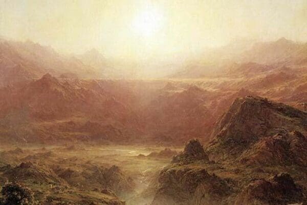 The Andes of Ecuador by Frederic Edwin Church - Art Print