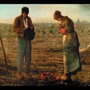 The Angelus by Jean Francois Millet - Art Print