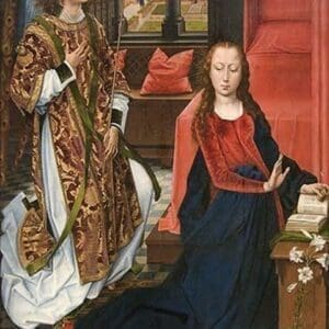 The Annunciation by Rogier Van der Weyden - Art Print