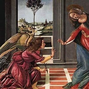 The Annunciation by Sandro Botticelli #2 - Art Print