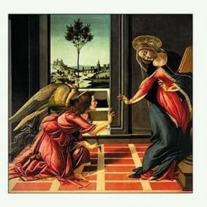 The Annunciation by Sandro Botticelli - Art Print