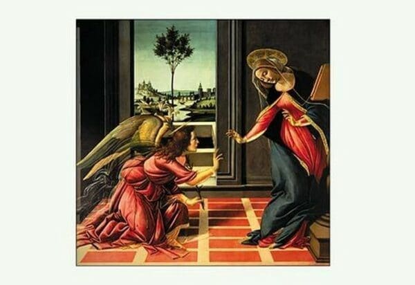 The Annunciation by Sandro Botticelli - Art Print