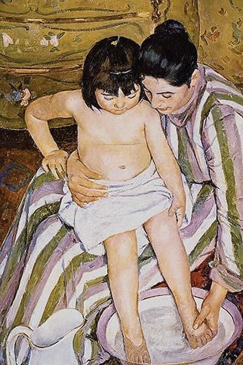 The Bath by Pierre-August Renoir - Art Print