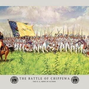 The Battle of Chippewa by H. Charles McBarron Jr. - Art Print