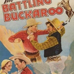 The Battling Buckaroo - Art Print