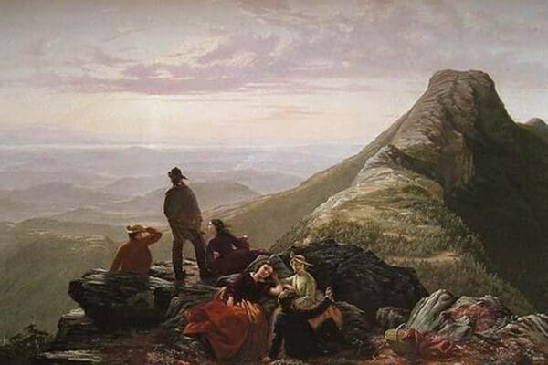 The Belated Party on Mansfield Mountain by James B. Thompson - Art Print