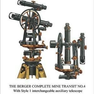 The Berger Complete Mine Transit No. 4 - Art Print