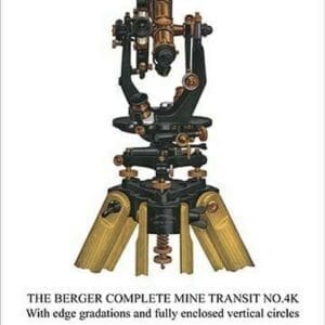 The Berger Complete Mine Transit No. 4K - Art Print