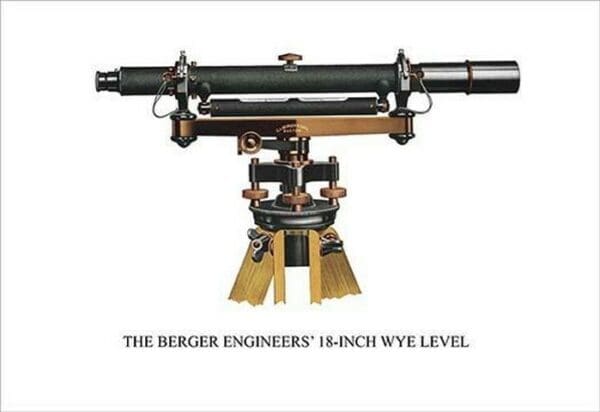 The Berger Engineers' 18 Inch Wye Level - Art Print