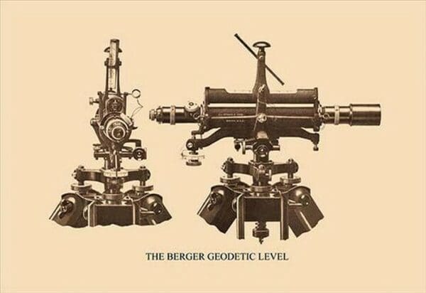 The Berger Geodetic Level - Art Print