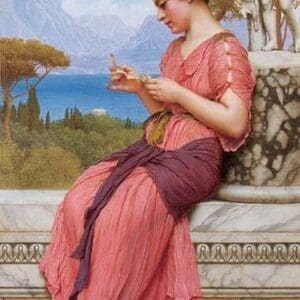 The Billet Doux by John William Godward - Art Print