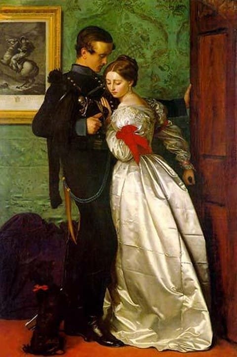 The Black Brunswicker by John Everett Millais - Art Print