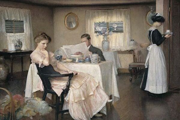 The Breakfast by William McGregor Paxton - Art Print