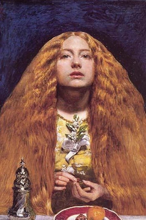 The Bridesmaid by John Everett Millais - Art Print