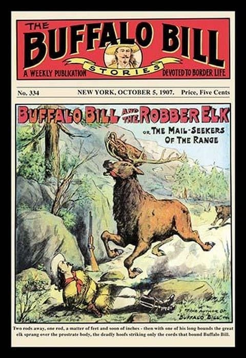 The Buffalo Bill Stories: Buffalo Bill and the Robber Elk - Art Print