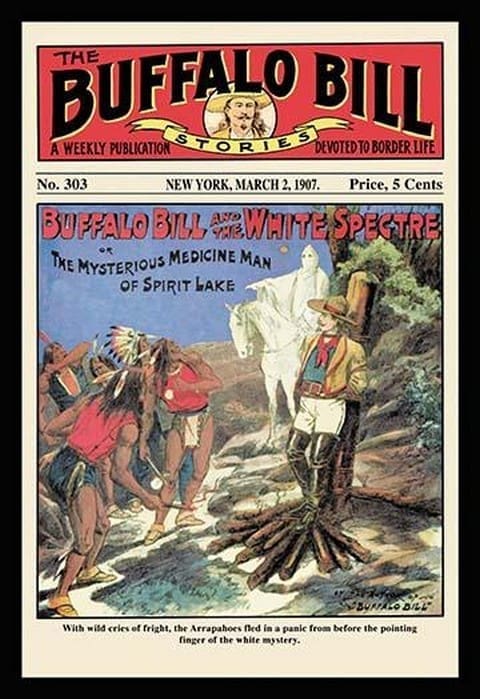 The Buffalo Bill Stories: Buffalo Bill and the White Spectre - Art Print