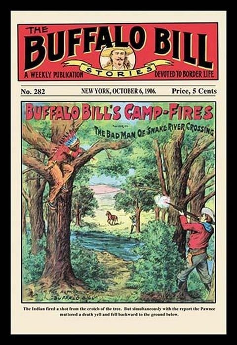 The Buffalo Bill Stories: Buffalo Bill's Camp Fires - Art Print