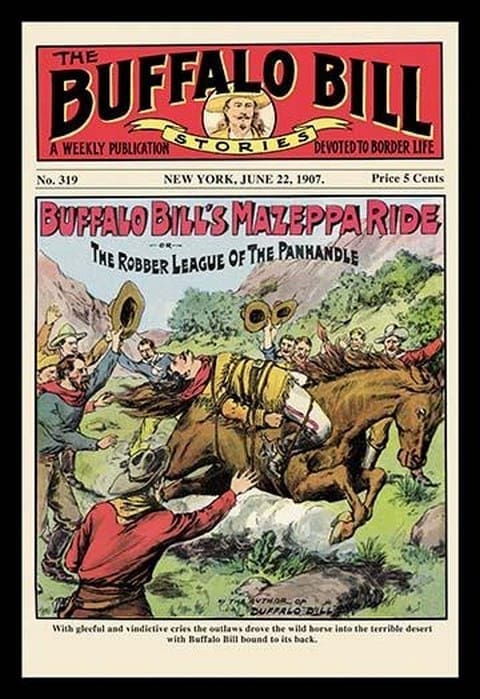 The Buffalo Bill Stories: Buffalo Bill's Mazeppa Ride - Art Print