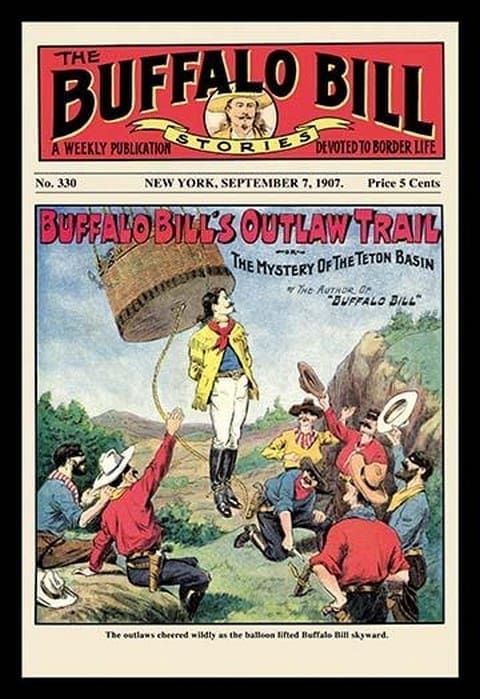 The Buffalo Bill Stories: Buffalo Bill's Outlaw Trail - Art Print