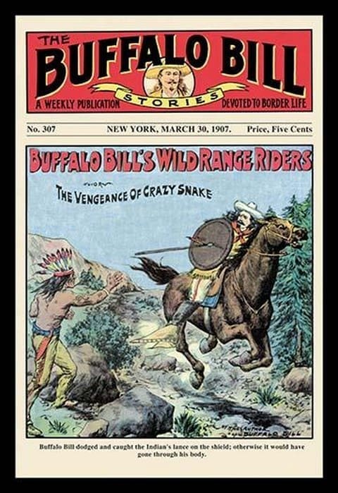 The Buffalo Bill Stories: Buffalo Bill's Wild Range Riders - Art Print