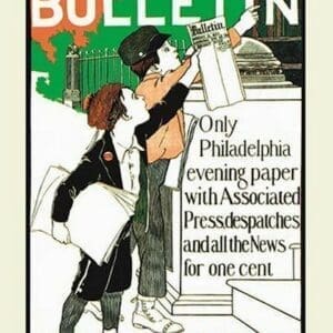 The Bulletin - One Cent - Art Print