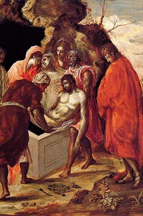 The Burial of Christ by El Greco - Art Print