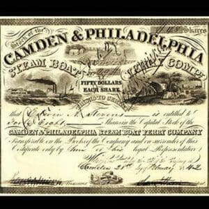 The Camden & Philadelphia Steam Boat Ferry Company - Art Print