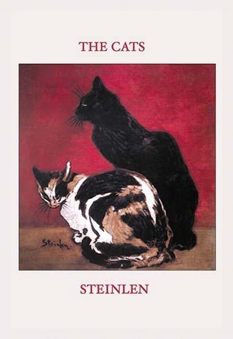 The Cats by Theophile Alexandre Steinlen - Art Print