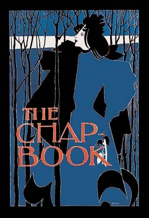 The Chap Book: 'Blue Lady' by Will H. Bradley - Art Print