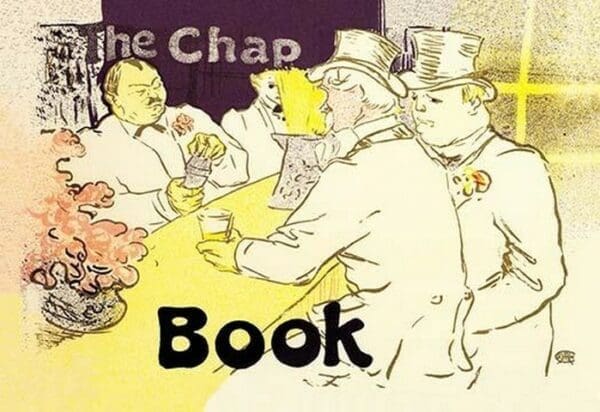 The Chap Book by Henri de Toulouse-Lautrec - Art Print