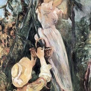 The Cherry Tree by Berthe Morisot - Art Print