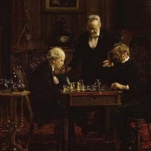 The Chess Players by Thomas Eakins - Art Print