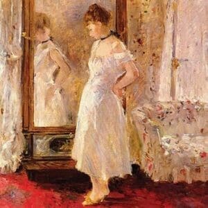 The Cheval Glass by Bertha Morisot - Art Print