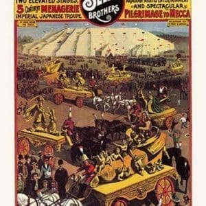 The Children's Dream of Fairy Land: Sells Brothers Circus - Art Print