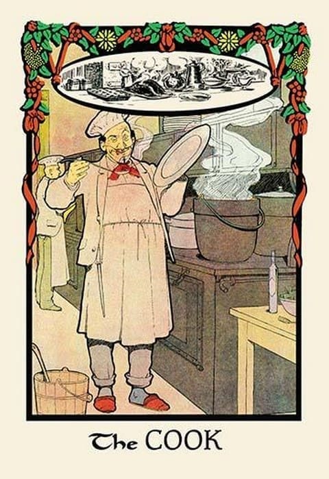 The Cook by H.O. Kennedy - Art Print