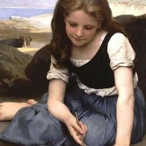 The Crab by William Bouguereau - Art Print