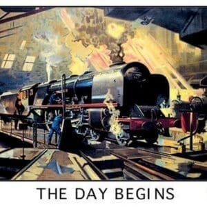 The Day Begins - L.M.S. - Art Print