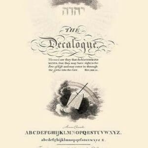 The Decalogue - Art Print