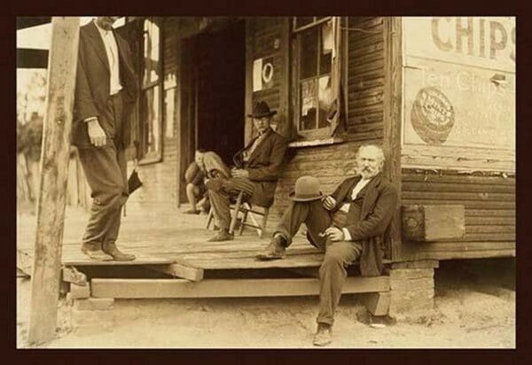 The Dependent Widower by Lewis Wickes Hine - Art Print