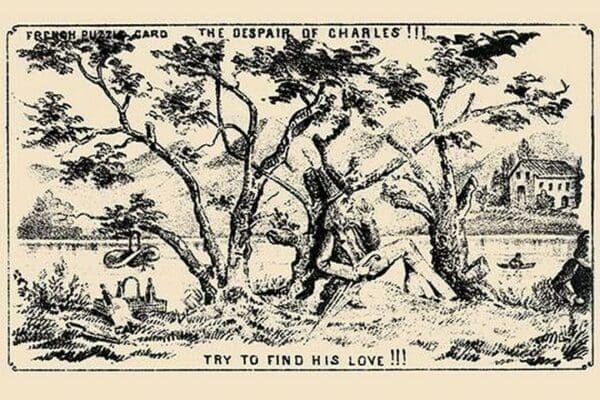 The Despair of Charles !!! Try to Find His Love !!! by Theo Leonhardt & Son - Art Print